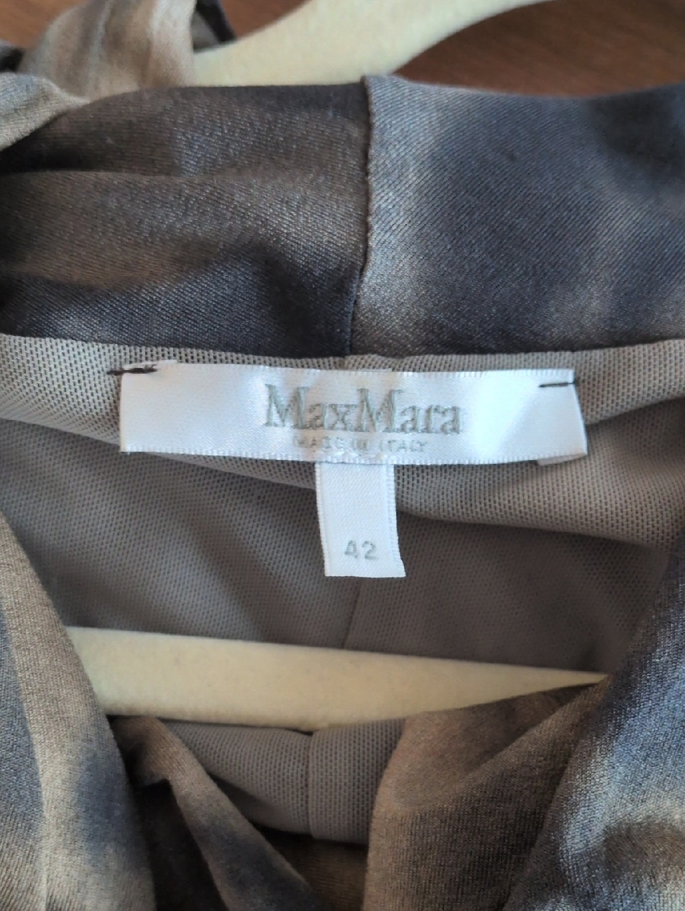 MaxMara Taupe and Black Leopard-Effect Sleeveless Maxi Dress With Belt - Picture 2 of 4